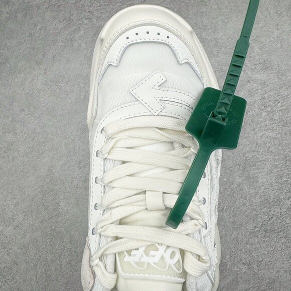 Off-White Odsy-1000 Thick-Sole Zigzag Sneakers White - Picture 4 of 9